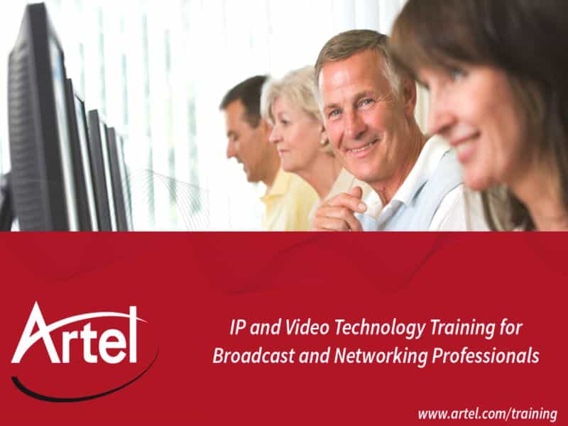 Artel Video Systems annuncia il programma di formazione sulla tecnologia IP e video.
