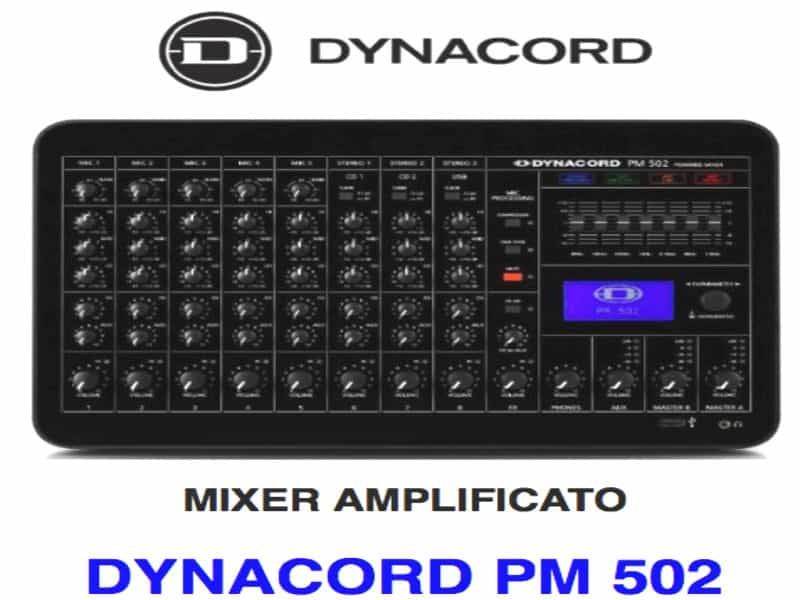 Dynacord mixer audio