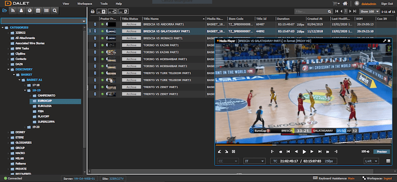 Strategico per tutto il centro di produzione: 3Zero2 TV e il MAM 