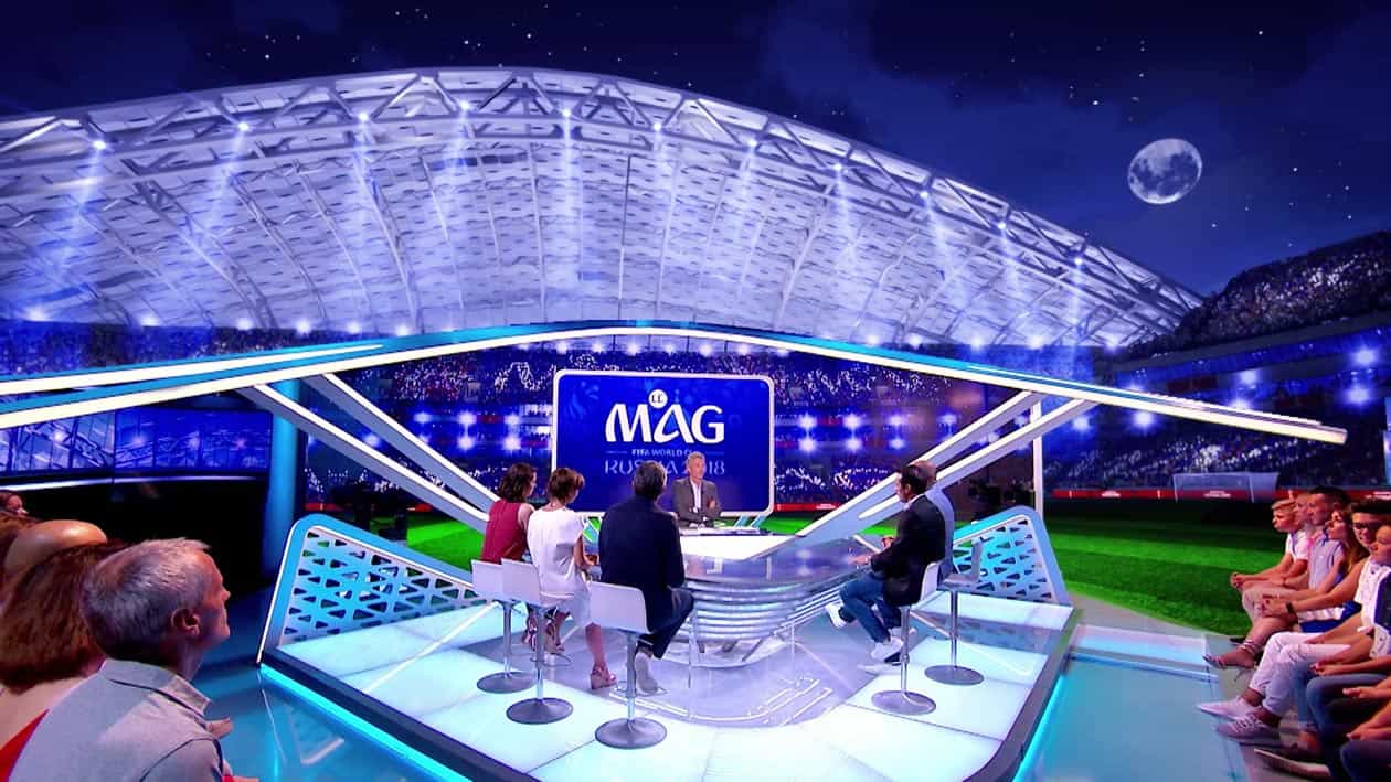 TF1 Coupe du monde virtual studio 2