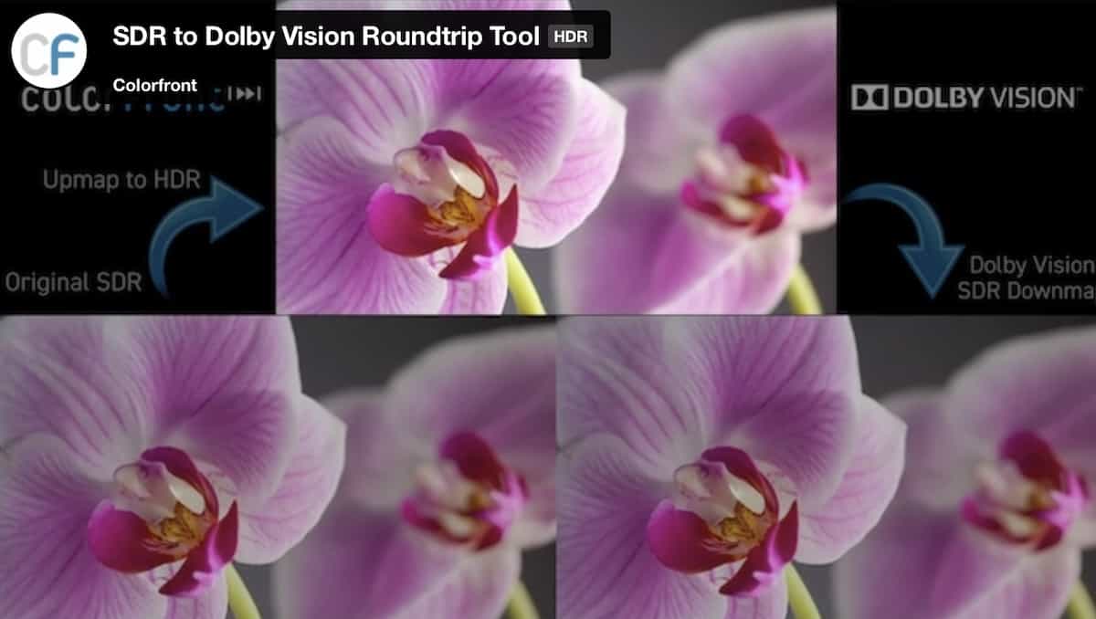 ColorfrontSDR2Dolby