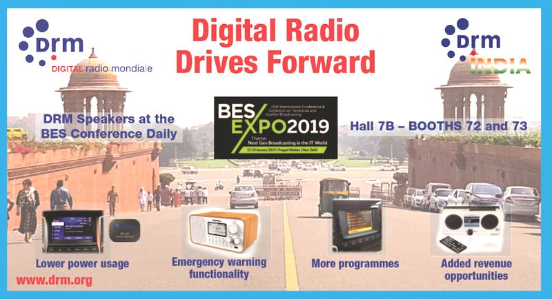 Digital Radio Mondiale (DRM) all'International Broadcast Engineering Society of India (BES)