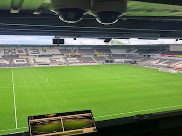 TRACAB per un'analisi approfondita delle prestazioni di giocatori e squadre Eredivisie Football League.