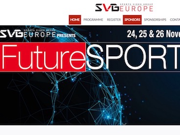 SVG Europe, programma Future Sport 2020, 24-25-26 Novembre