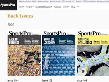 SportsPro Reports, trimestrale da scaricare: Covid-19 e il futuro della produzione di contenuti sportivi 