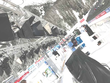 Eurovision Services ad Anterselva, la "Mecca del Biathlon".